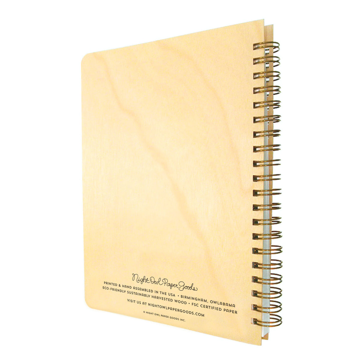 Unicorn Spirit Animal Wood Journal