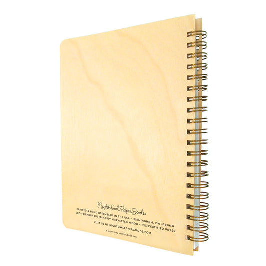 Unicorn Spirit Animal Wood Journal