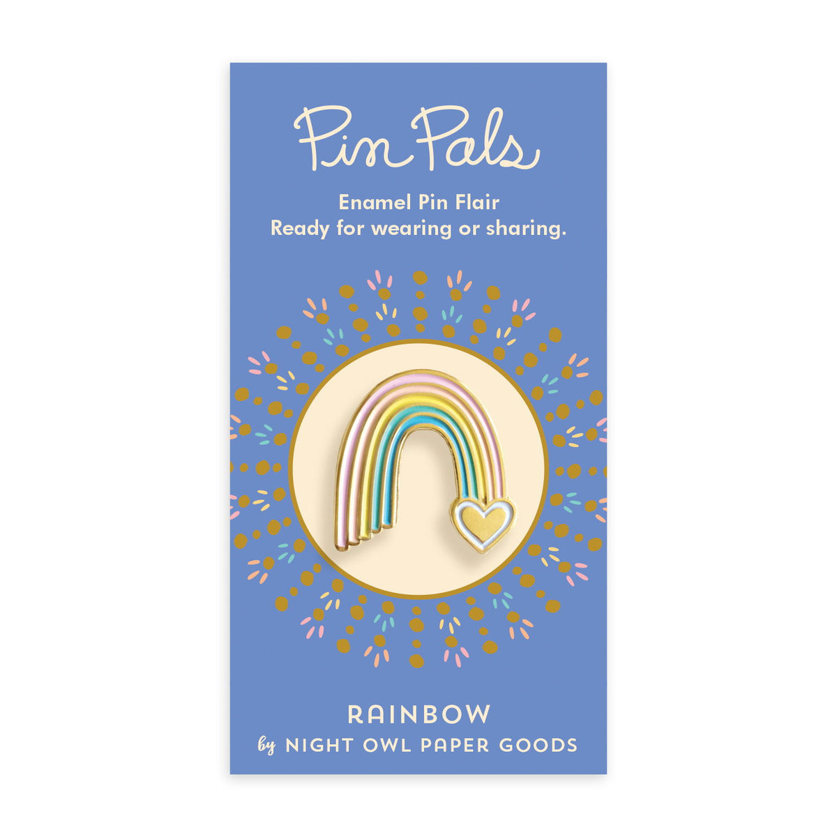 Rainbow Enamel pin