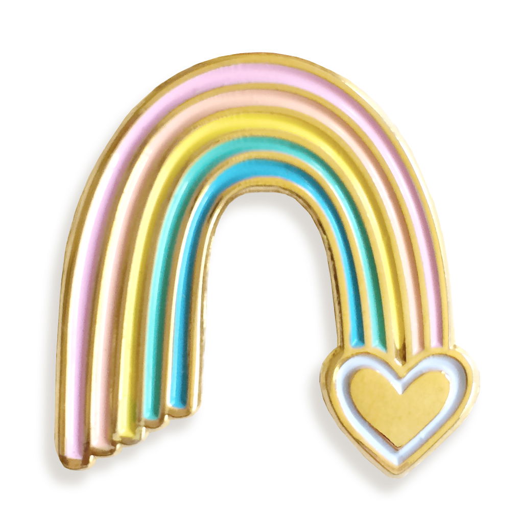 Rainbow Enamel pin
