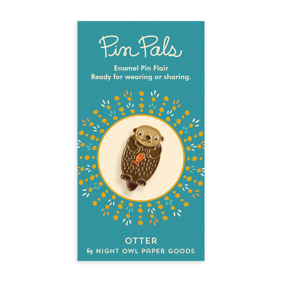 Otter Enamel pin