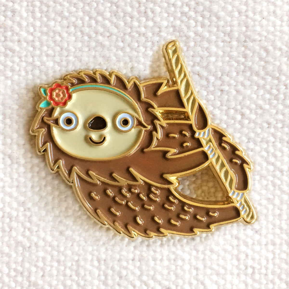 Sloth Enamel pin