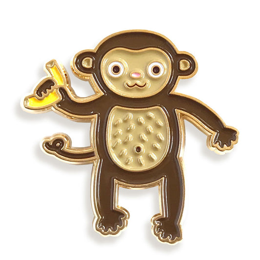 Monkey Enamel pin