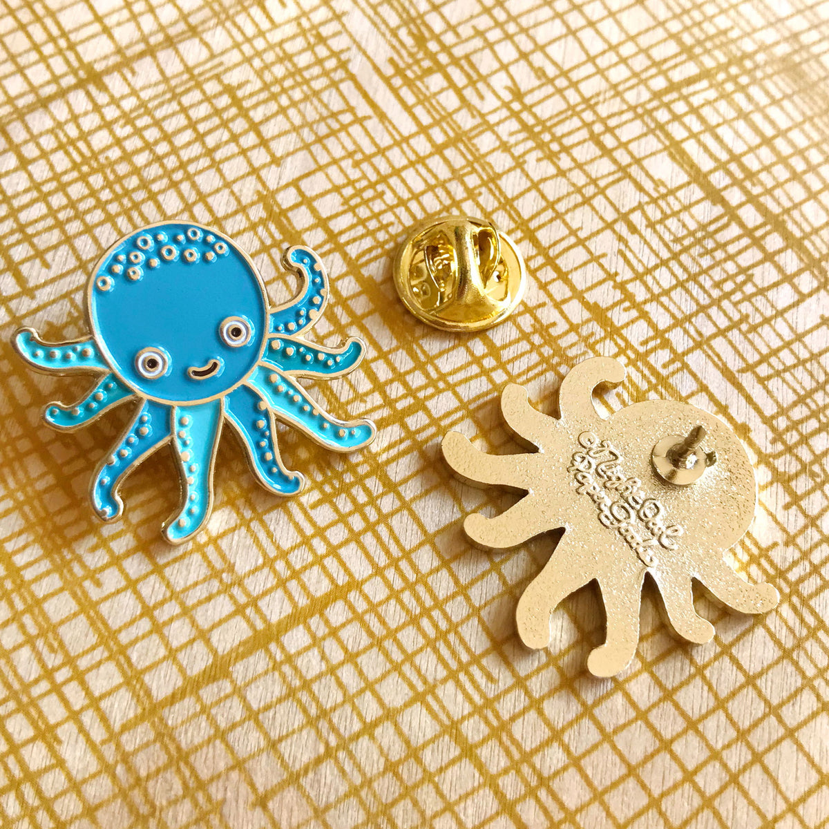Octopus Enamel pin