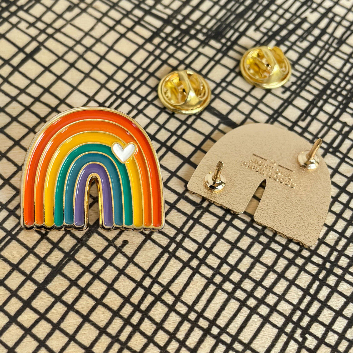 Rainbow Vibes Enamel pin