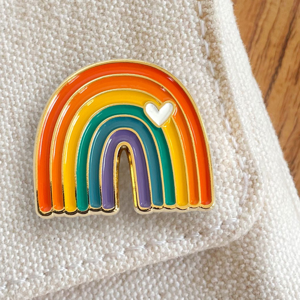 Rainbow Vibes Enamel pin