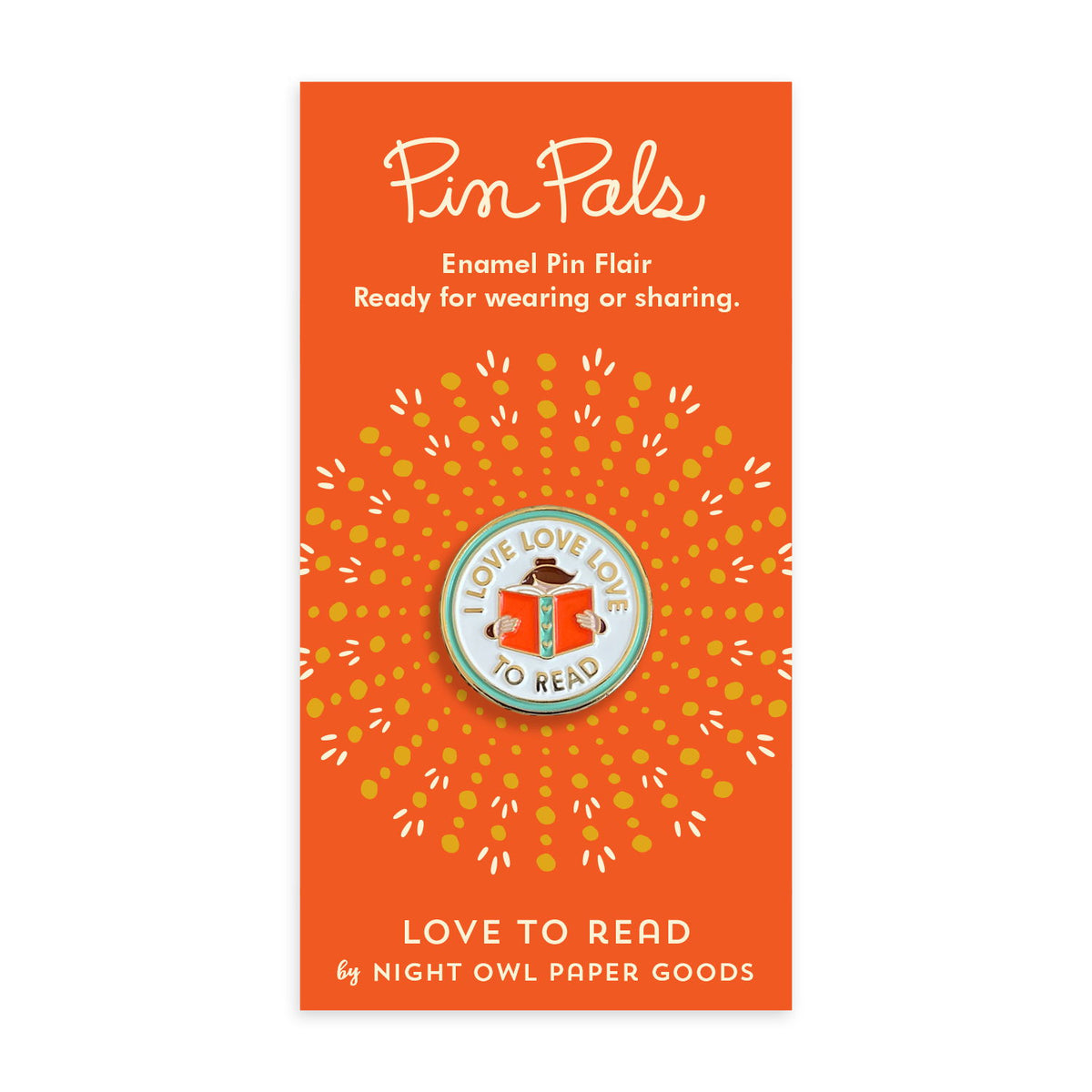 Love to Read Enamel pin