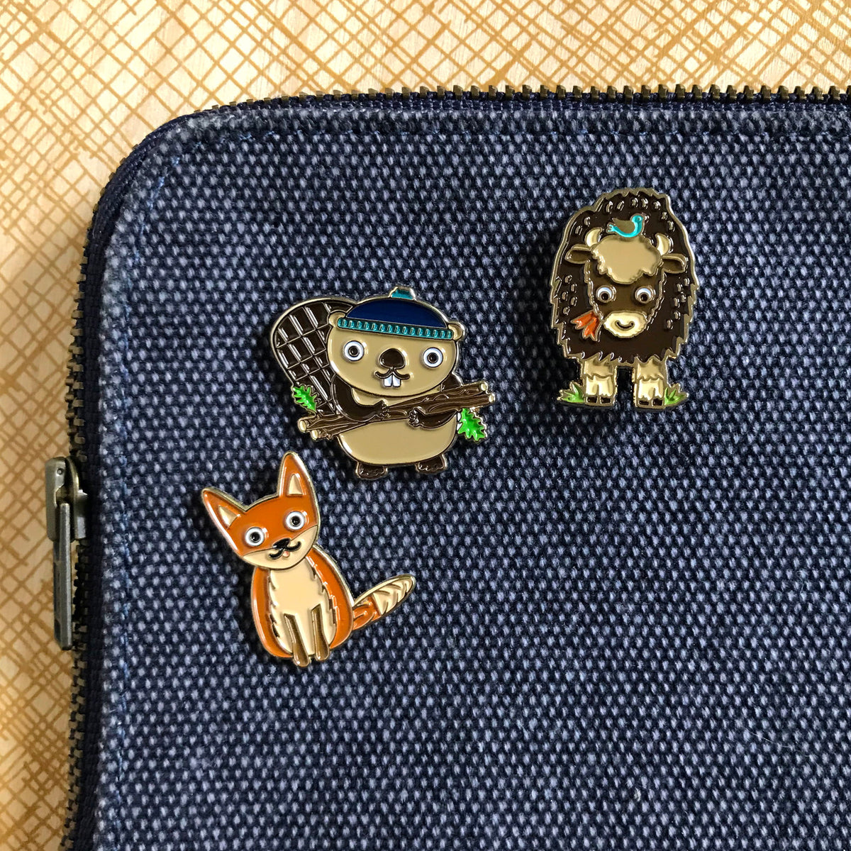Beaver Enamel pin