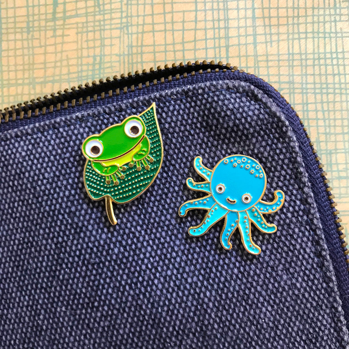 Octopus Enamel pin