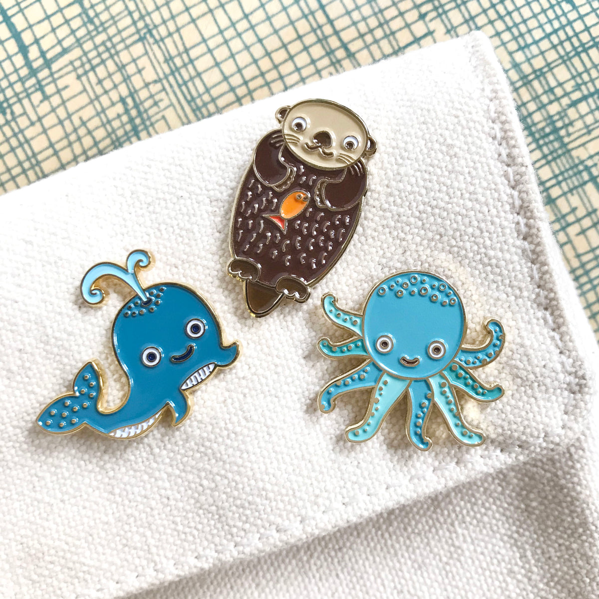 Octopus Enamel pin