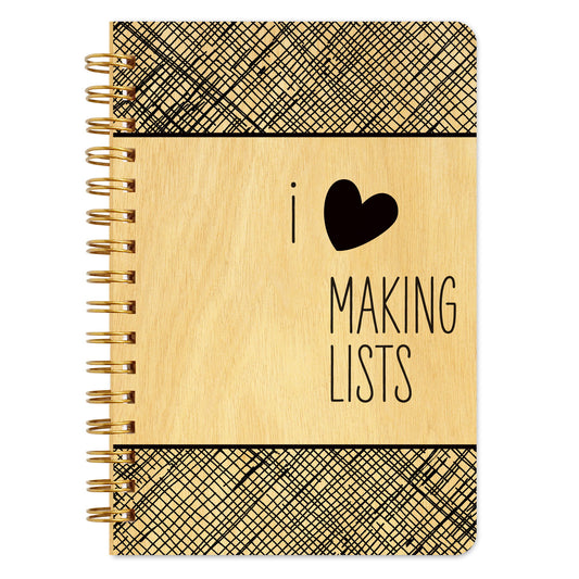 Making Lists web exclusive<br>
notebook + key charm bundle