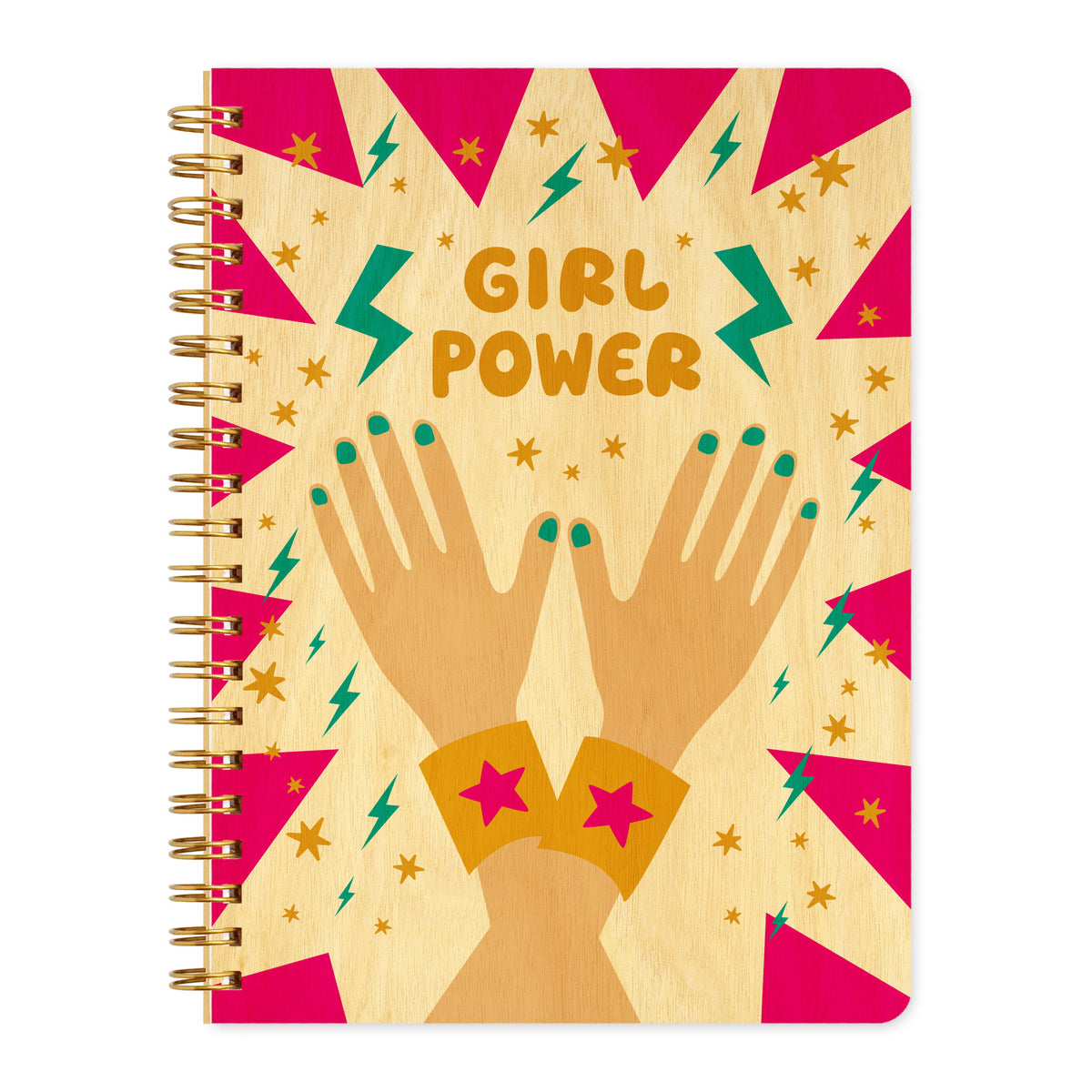 Girl Power Wood Journal