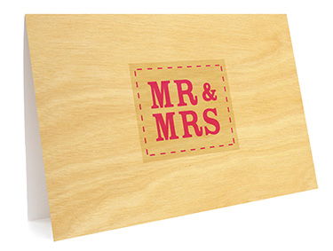 Mr & Mrs Thank You Card