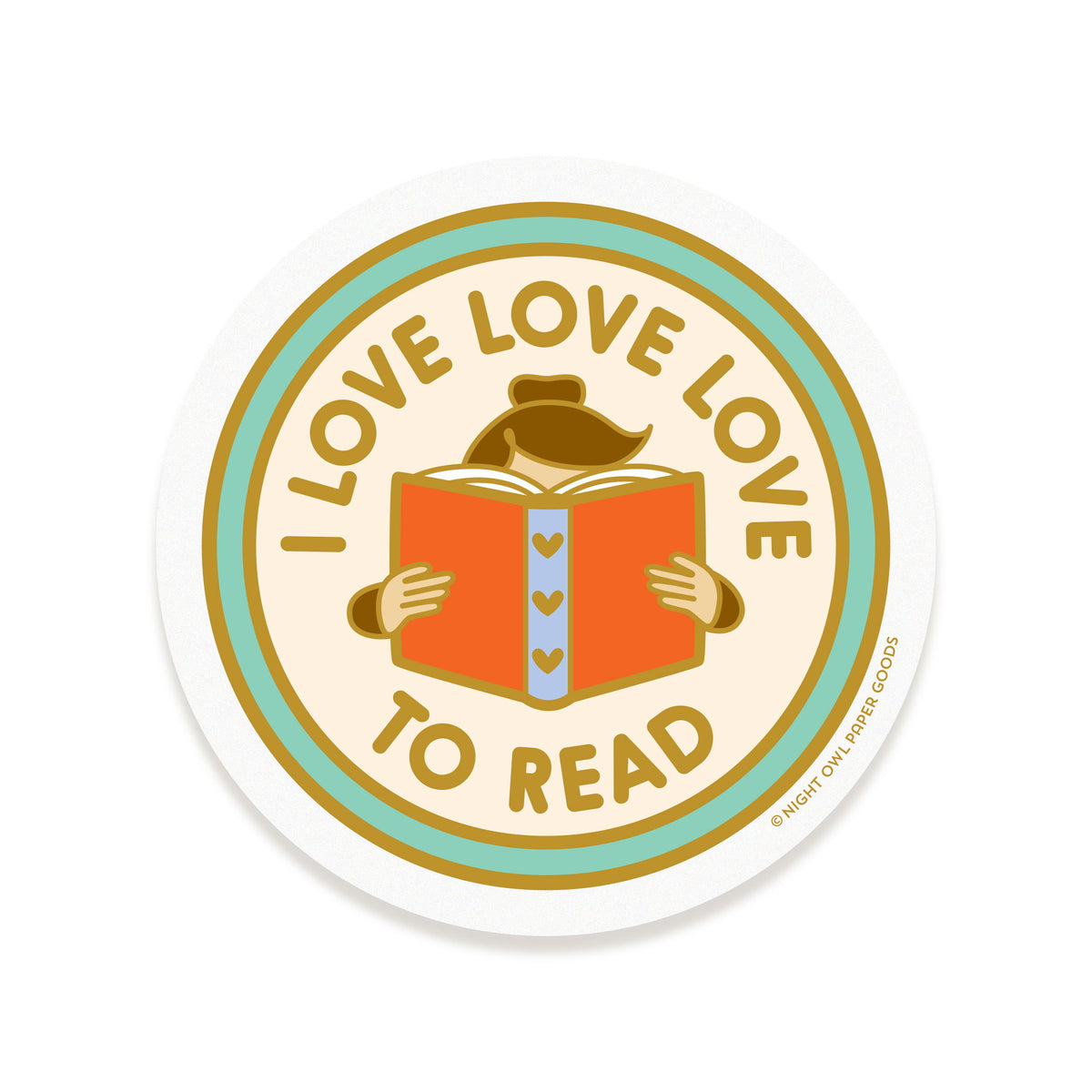 Love to Read Vinyl Sticker